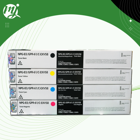 MJ TONER CATRIDGE(CEXV 58/NPG 83/GPR 61) BLACK &COLOR